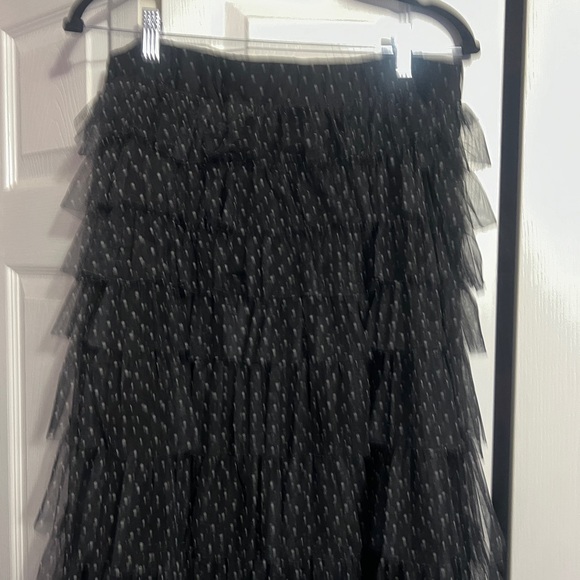 cupcakes & cashmere Black Layered Maxi Skirt - Picture 5 of 9